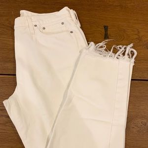 Madewell The Perfect Summer Jean in Tile White